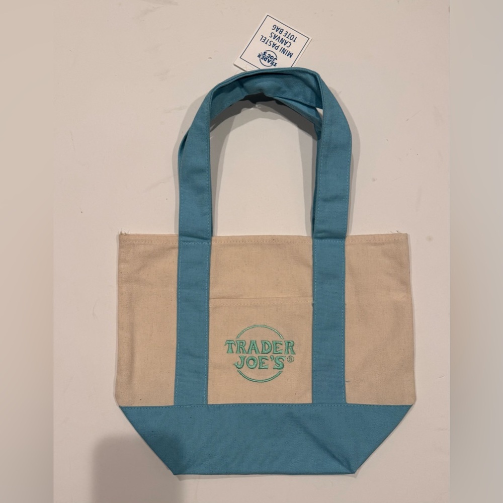 Trader Joe’s Mini Tote Blue